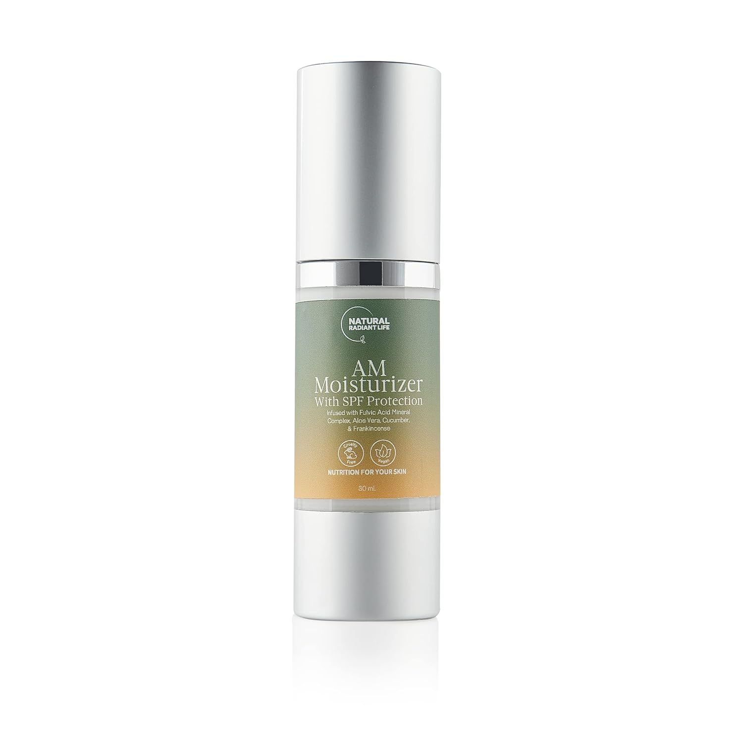 AM FACE HIDRATANTE con SPF  Protección solar diaria, crema facial orgánica, sin aceite, loción facial profundamente hidratante, repara, calma y