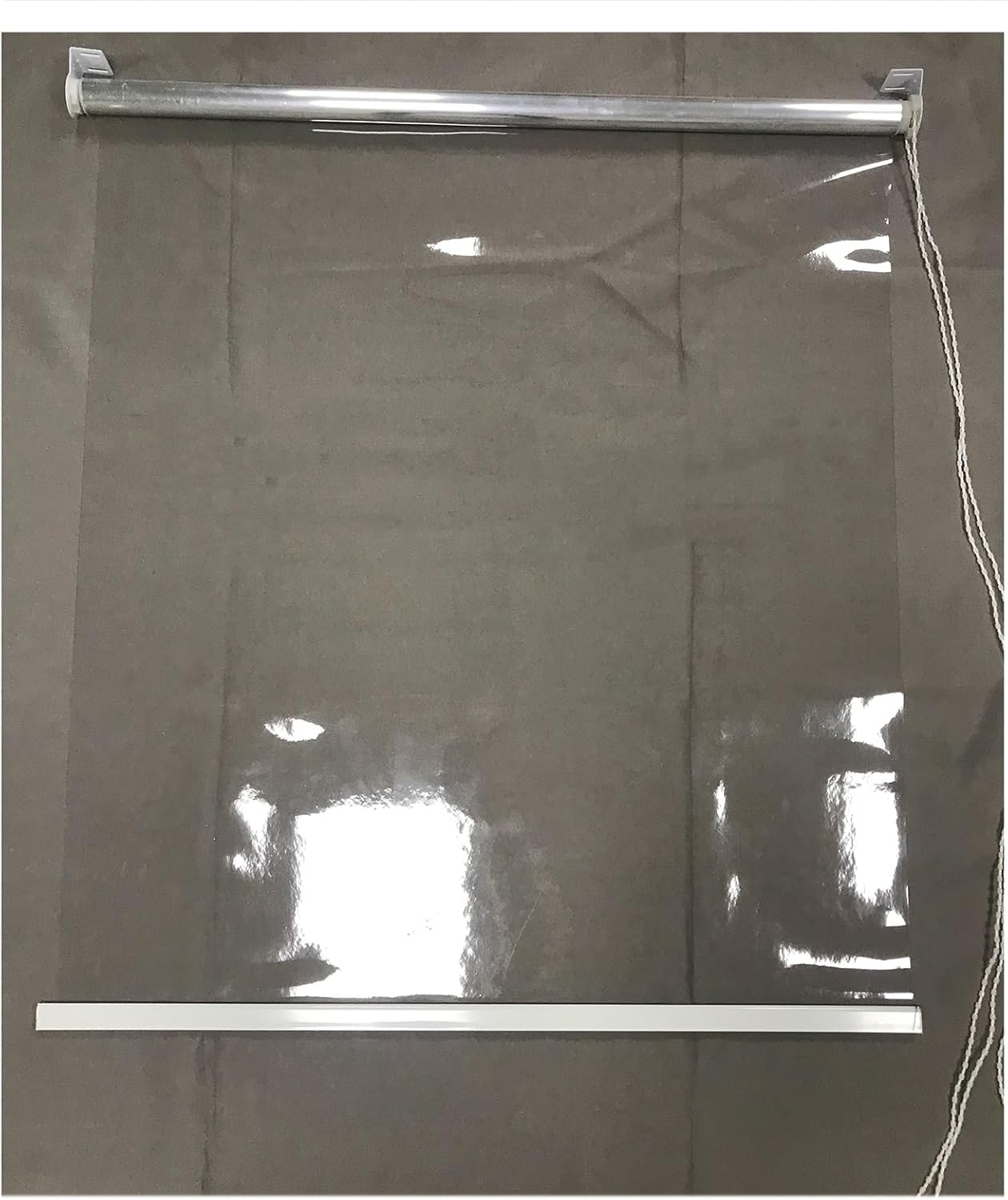 Persianas enrollables transparentes, cortina de PVC transparente, persianas opacas para ventana, persianas enrollables transparentes, persianas