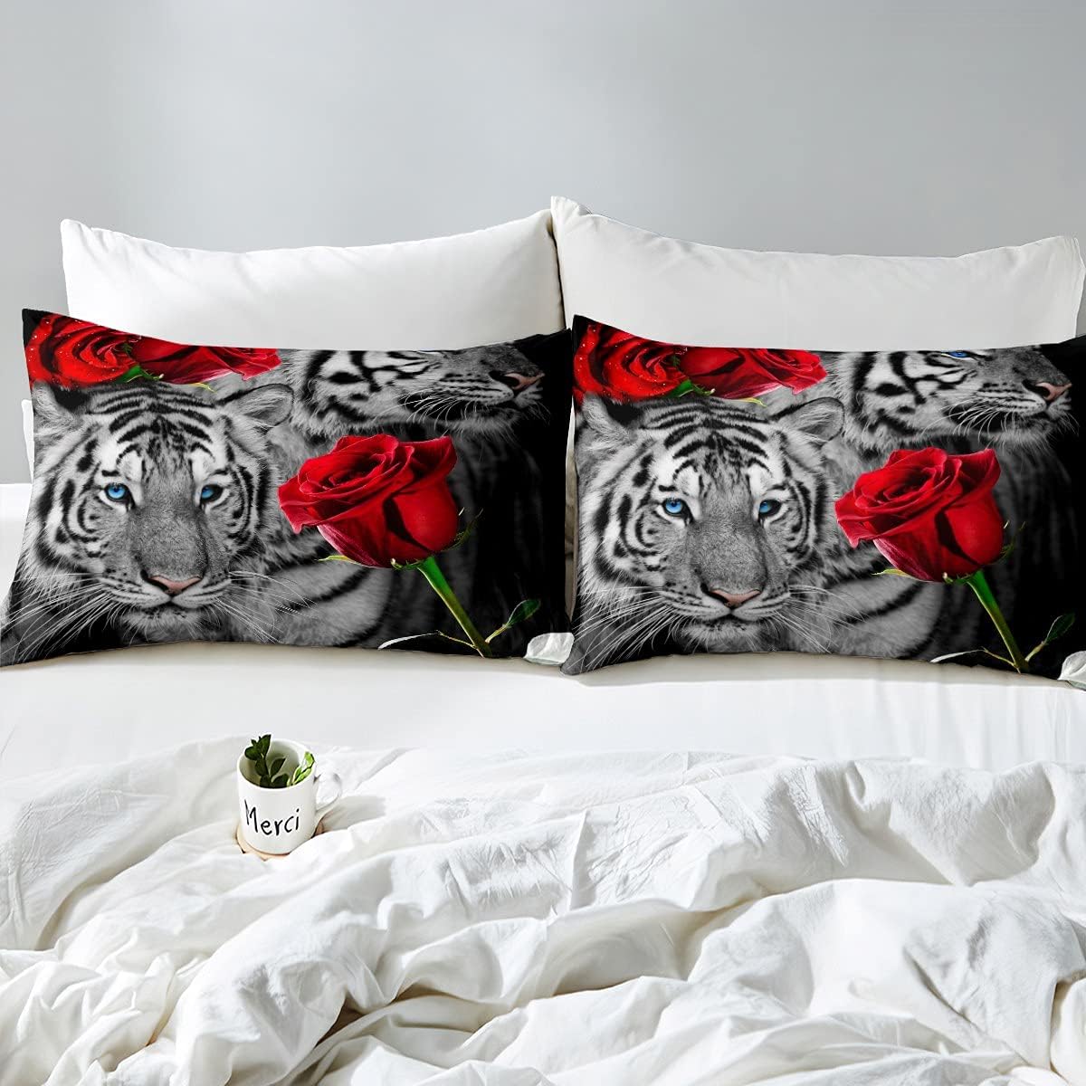 Castle Fairy Sábana bajera ajustable de nido de abeja neón, tamaño matrimonial, juego de ropa de cama geométrica hexagonal verde y azul con 2 fundas