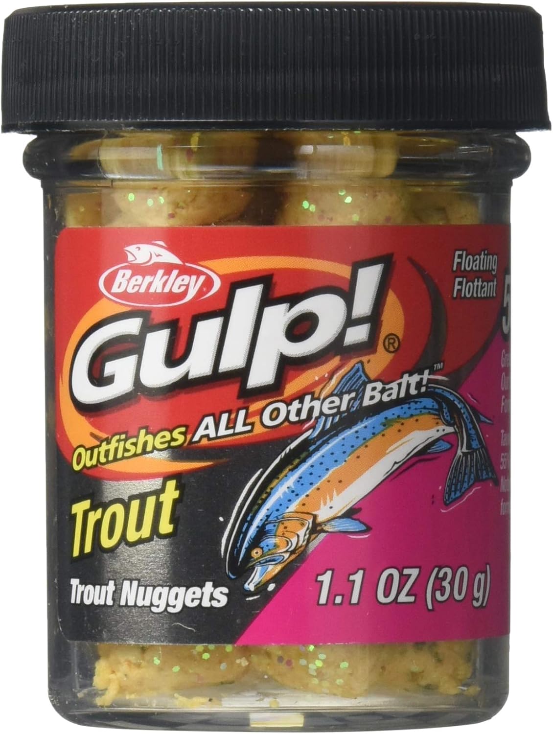 Berkley Gulp! – Nuggets de trucha, queso grueso, 1 onza