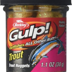Berkley Gulp! – Nuggets de trucha, queso grueso, 1 onza Berkley Gulp! – Nuggets de trucha, queso grueso, 1 onza