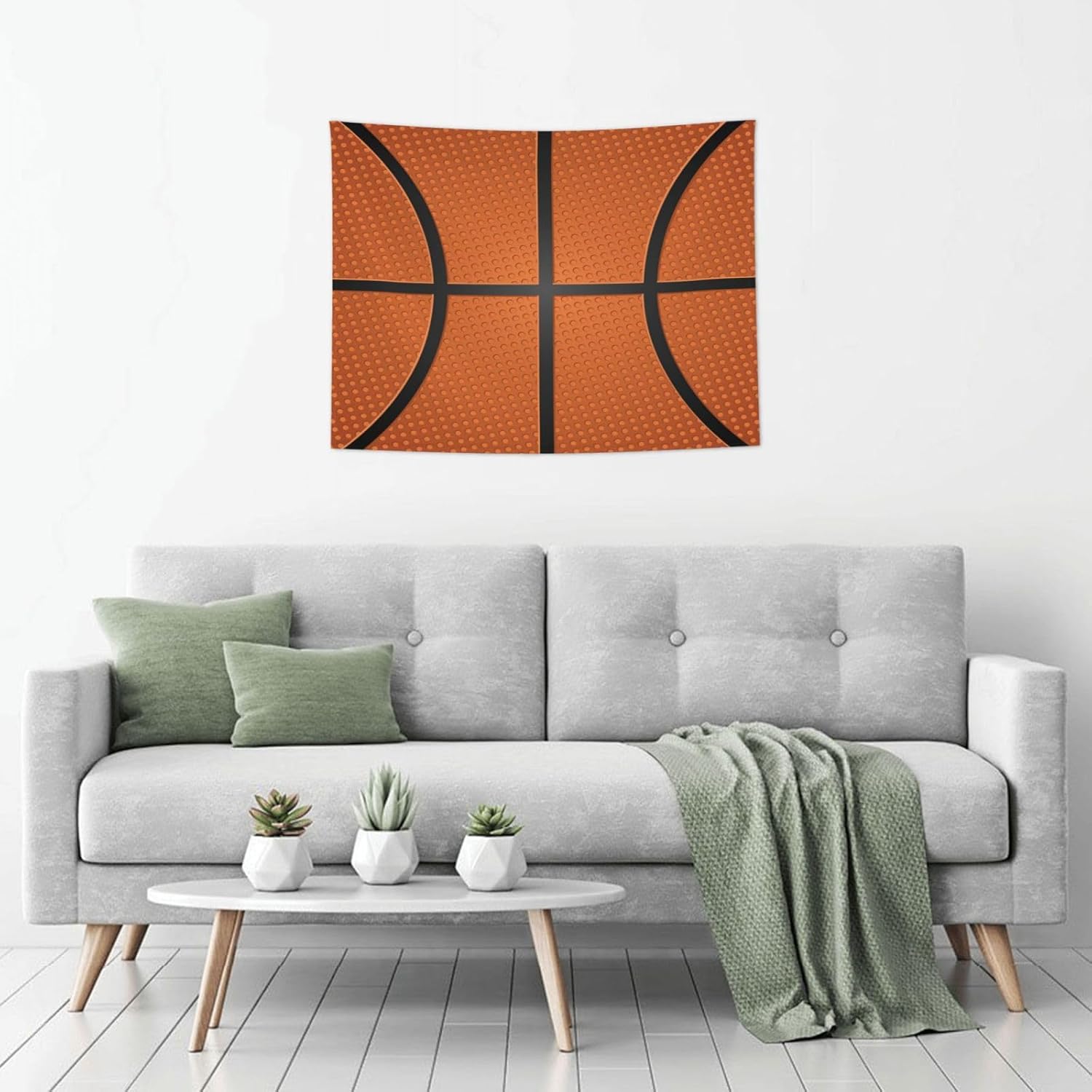 Fiephvsa Tapiz suave con estampado de baloncesto, tapices para colgar en la pared, pintura, ropa de cama para dormitorio, pasillo, dormitorio, sala