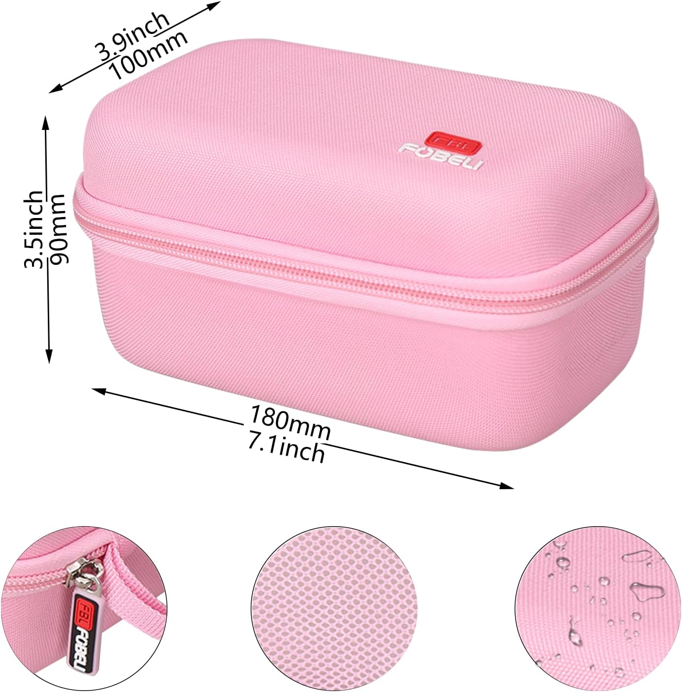 Estuche rígido de viaje para NuFACE Mini kit de iniciación, mini dispositivo facial de microcorriente (solo funda)