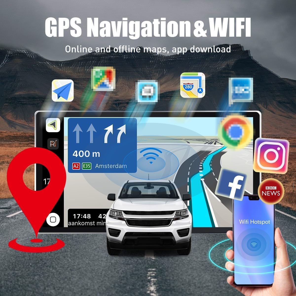 KUNFINE Tesla Style 10.4 pulgadas Android 11 Autoradio navegación coche estéreo reproductor multimedia GPS Radio IPS pantalla táctil forlexus is250
