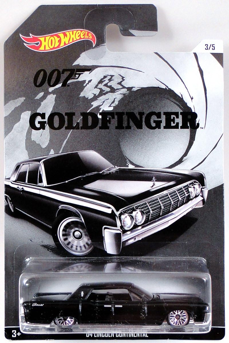 Hot Wheels, 2015 James Bond 007, Goldfinger ’64 Lincoln Continental Negro 35
