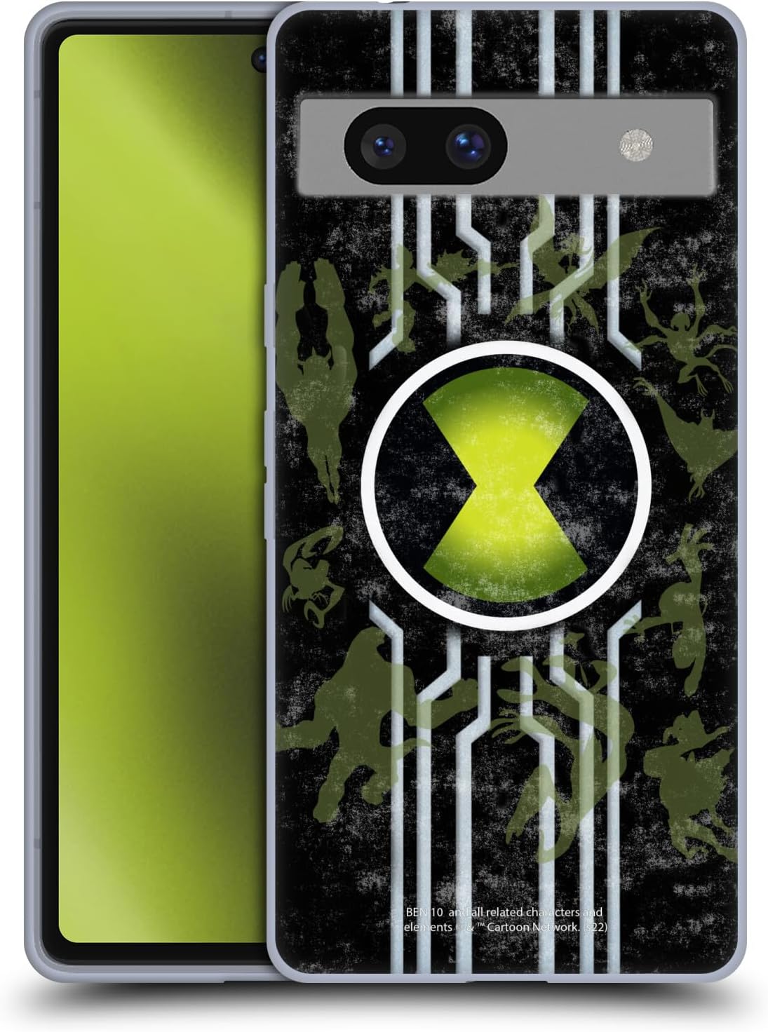 Head Case Designs Officially Licensed Ben 10 Alien Force Omnitrix Graphics Soft Gel Case Compatible with Google Pixel 7a