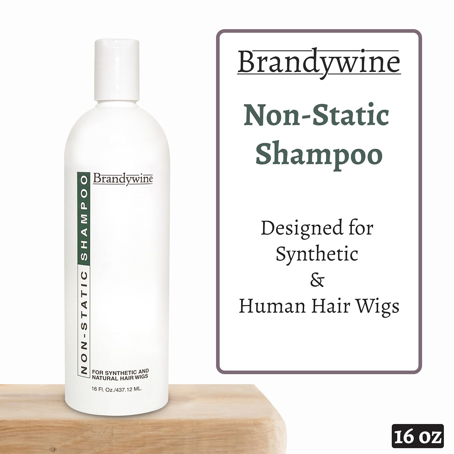 Brandywine Champú no estático 16 oz.
