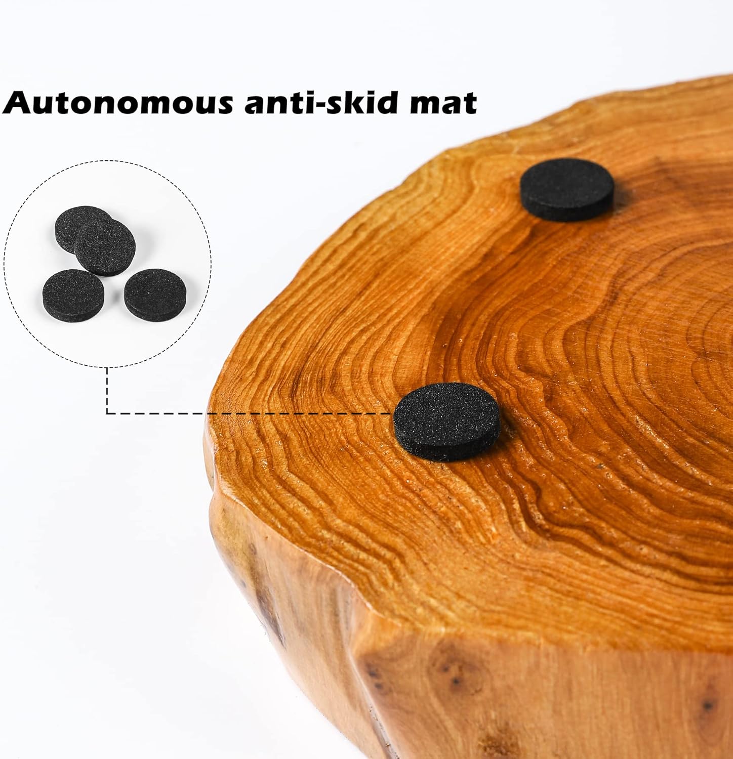Wooden Cigar Ashtrays Outdoor Indoor Cigar Accessories and Great Gifts for Cigar Lovers, Smokers and Men Ash Tray Different Shapes and Random
