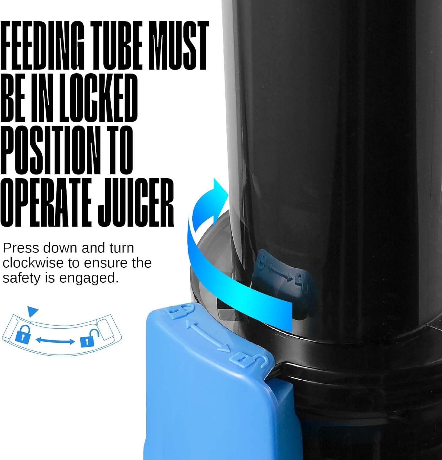 Ventray Ginnie – Exprimidor compacto de prensa en frío, exprimidor lento con velocidad baja de 60 rpm, fácil de limpiar y nutrimentar con vitaminas