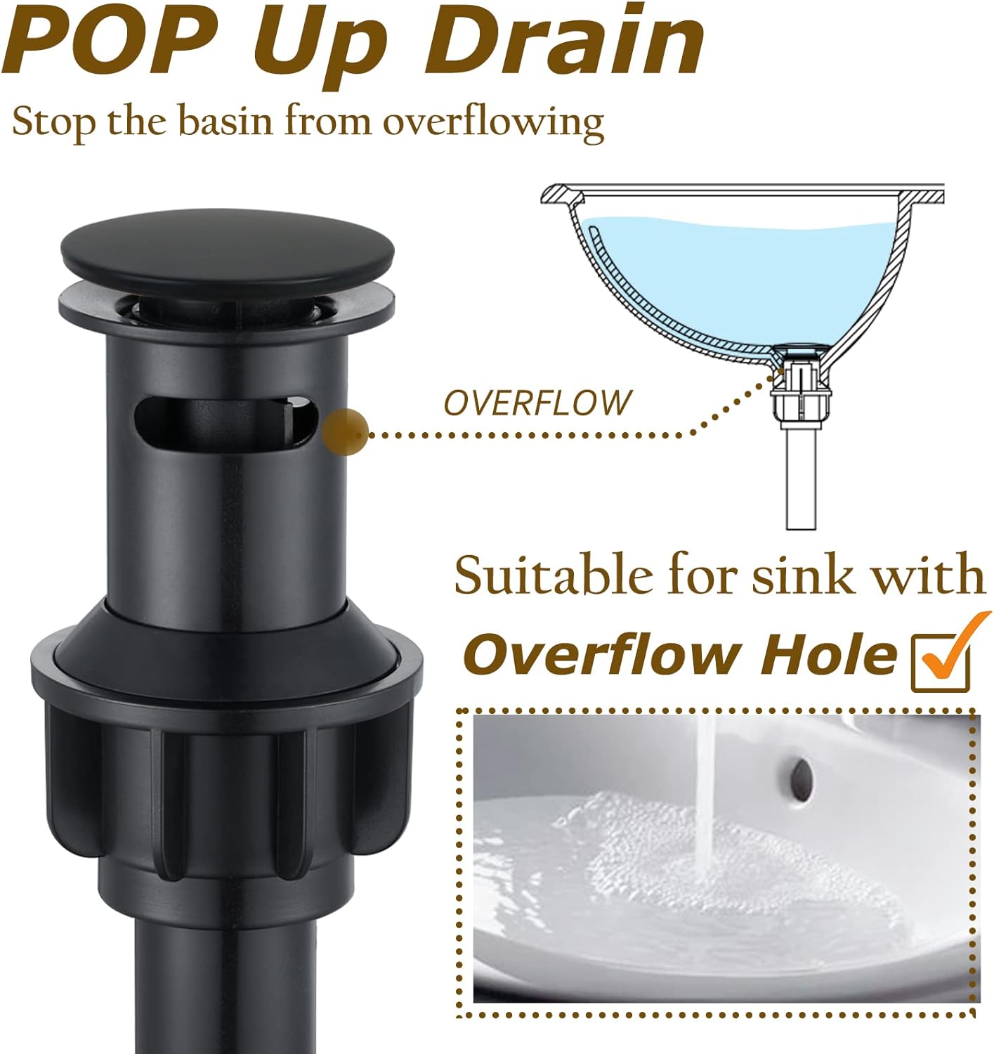 Grifo romano para fregadero de baño, 3 agujeros, negro mate, 2 asas, instalación generalizada de montaje en cubierta de 8 pulgadas con ensamblaje de