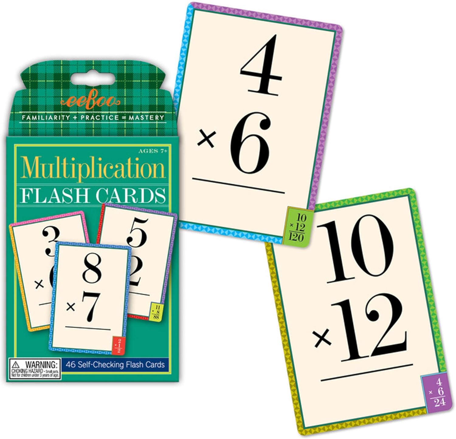 eeBoo Tarjetas didácticas educativas de multiplicación, una actividad educativa para introducir y reforzar el conocimiento y las habilidades