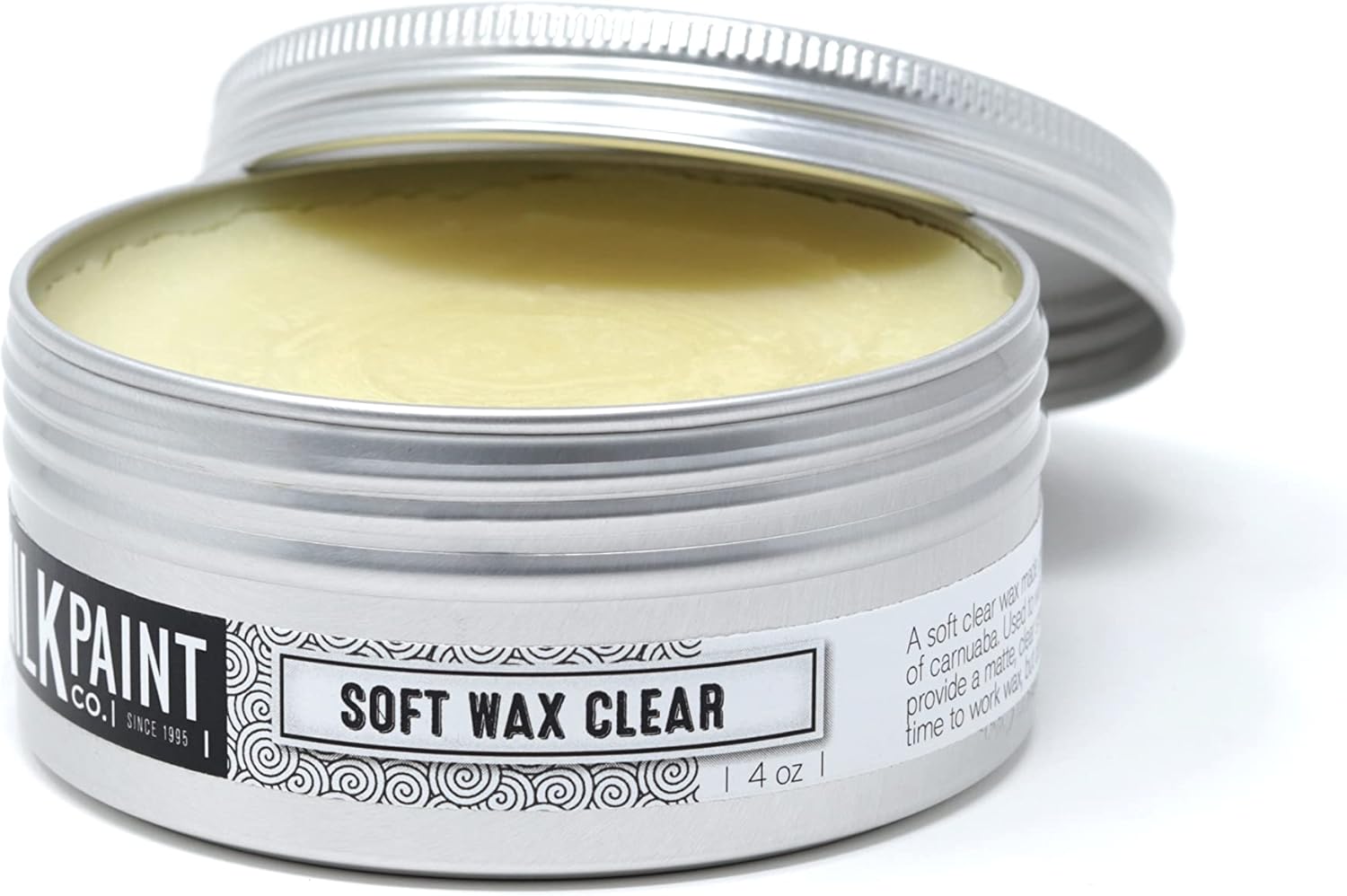 Real Milk Paint, Sellador de cera de acabado suave para muebles pintados, sellador de pintura para armarios, decoración de madera sin terminar, cera