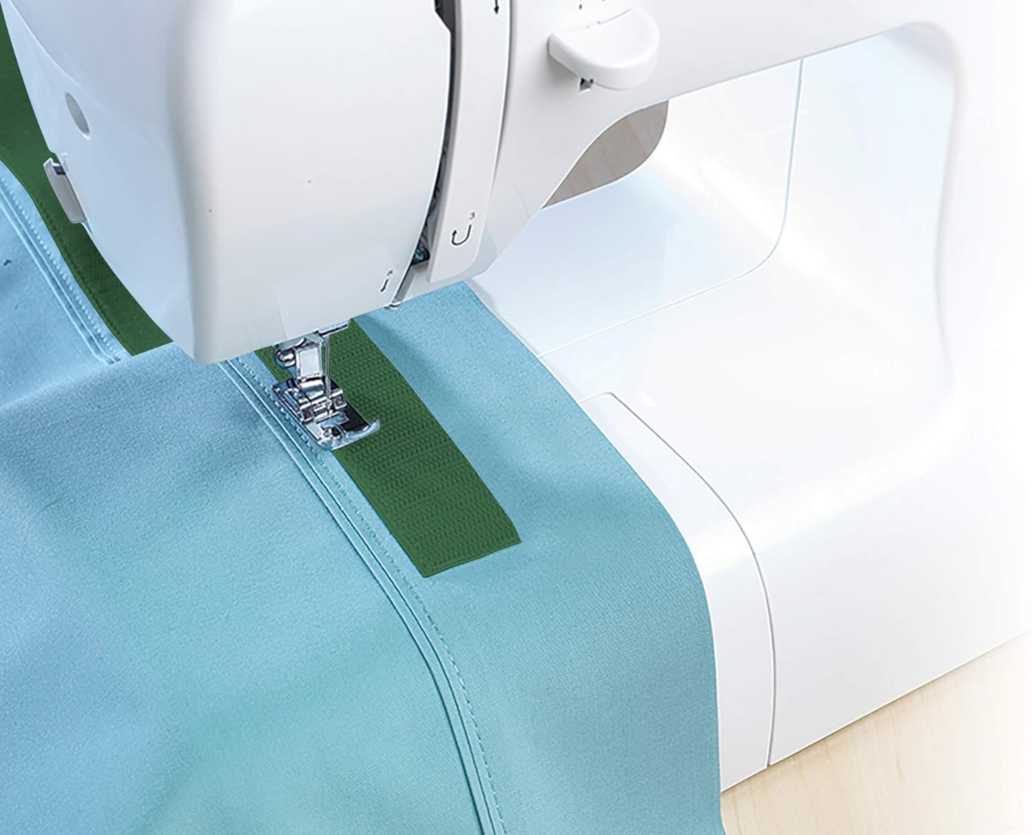 VELCRO Brand Cinta para coser de 4 pies x 34 pulgadas para telas, ropa y manualidades, sustituye a broches y botones, corta tiras a longitud, verde
