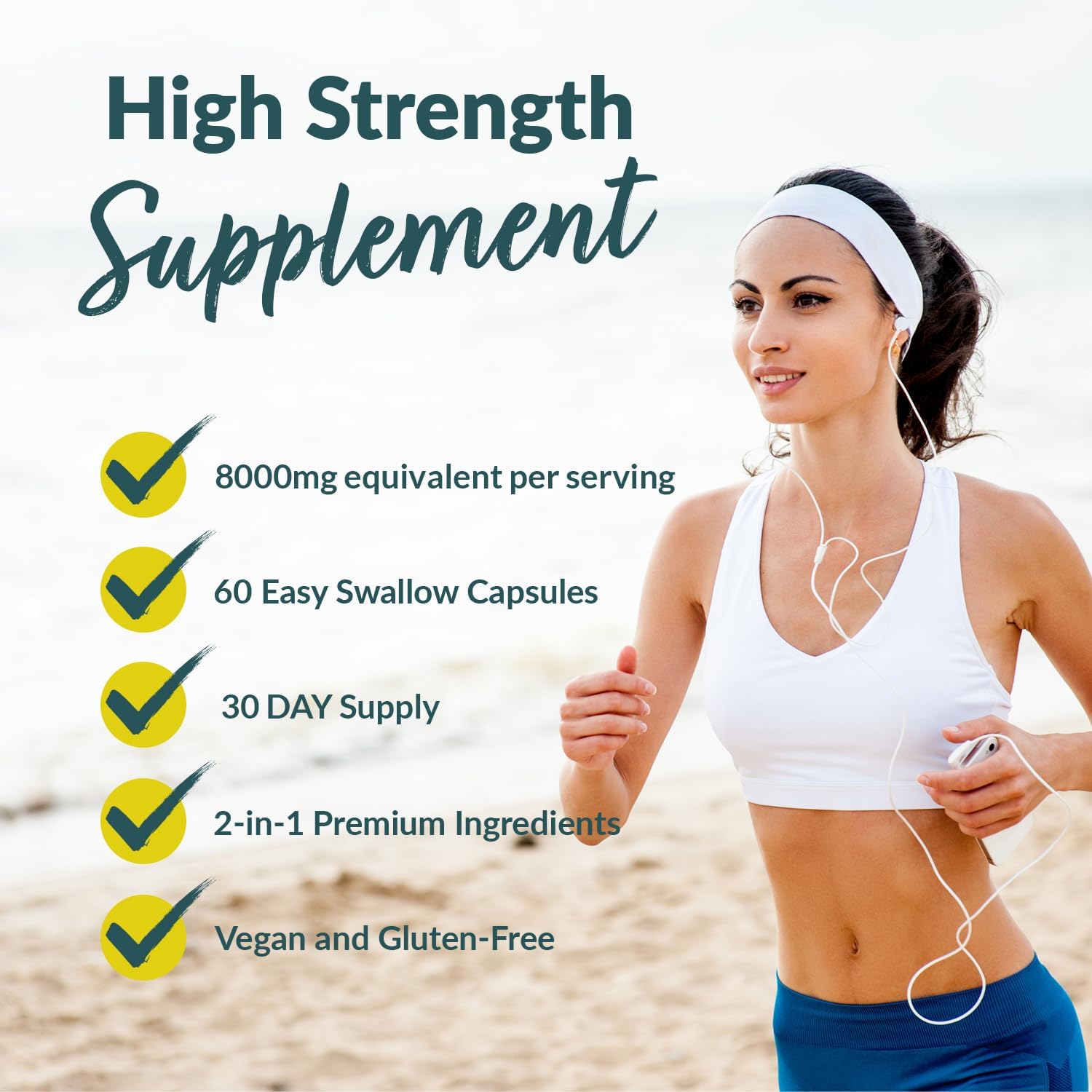 BMVINVOL 6000mg Horny Goat Weed Plus 2000mg Suplemento de raíz de maca para hombres y mujeres – Apoya los niveles de energía, rendimiento