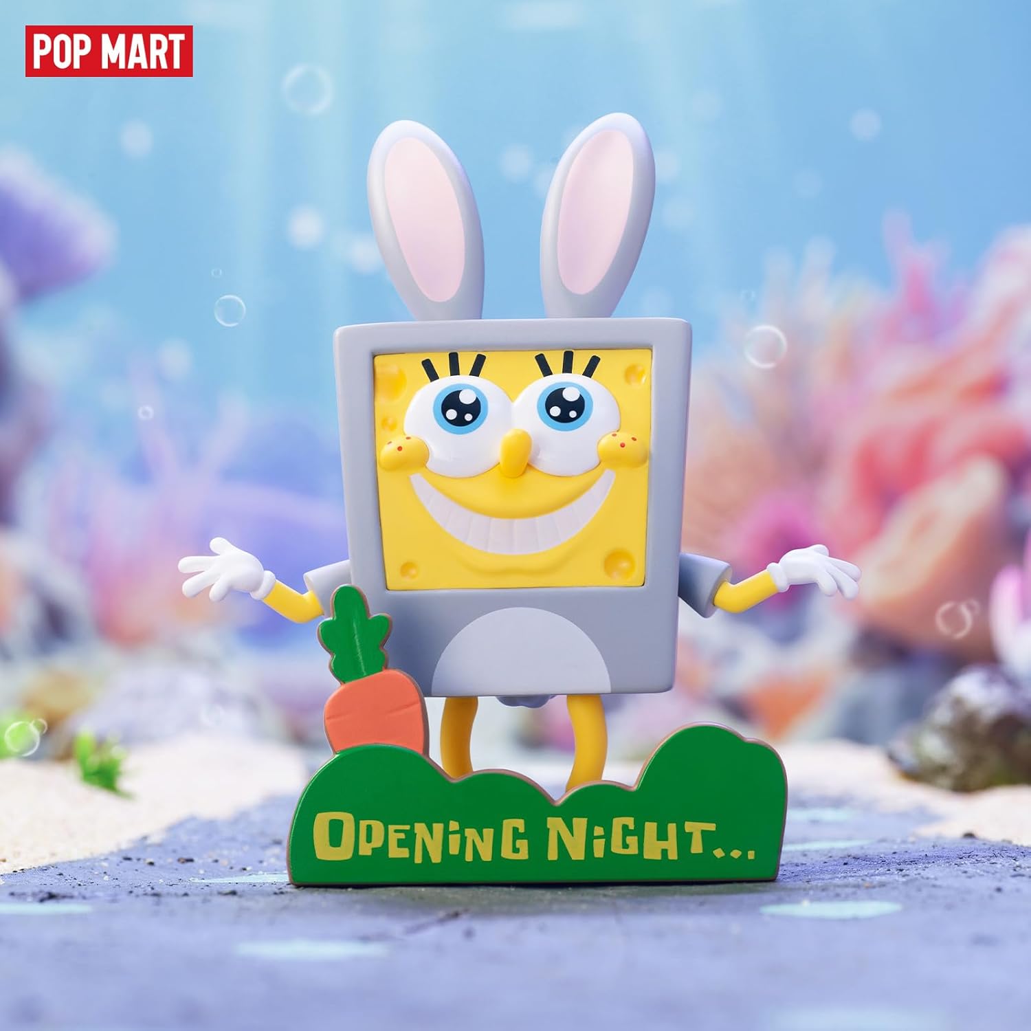 POP MART Bob Esponja – Figuras de caja ciega de transiciones de vida, caja de diseño aleatorio, juguetes para decoración moderna del hogar, juego de