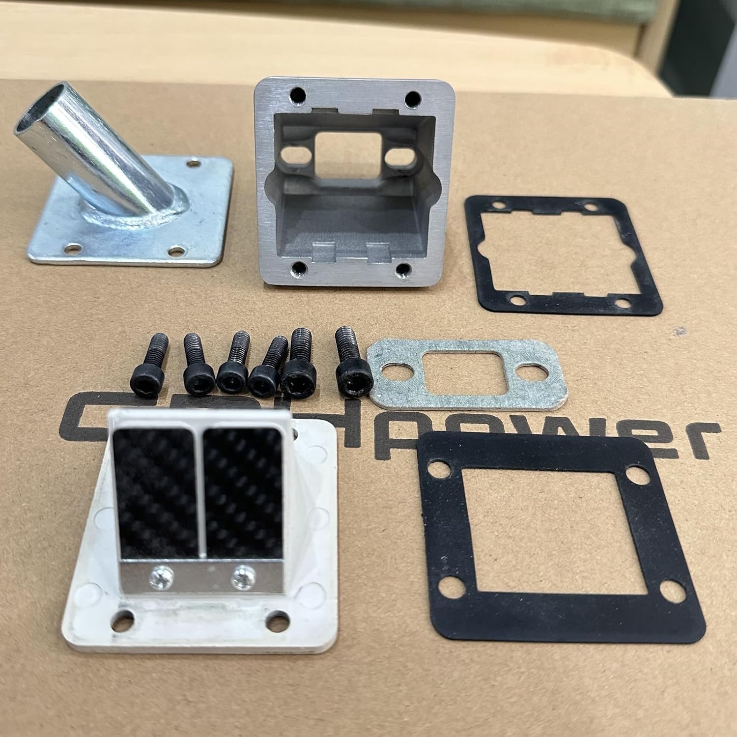 CDHPOWER -G2 Racing Kit de válvula de lengüeta de 0.906 in compatible con cilindros con espaciado de pernos de 1.575 in y 1.260 in – Bicicleta