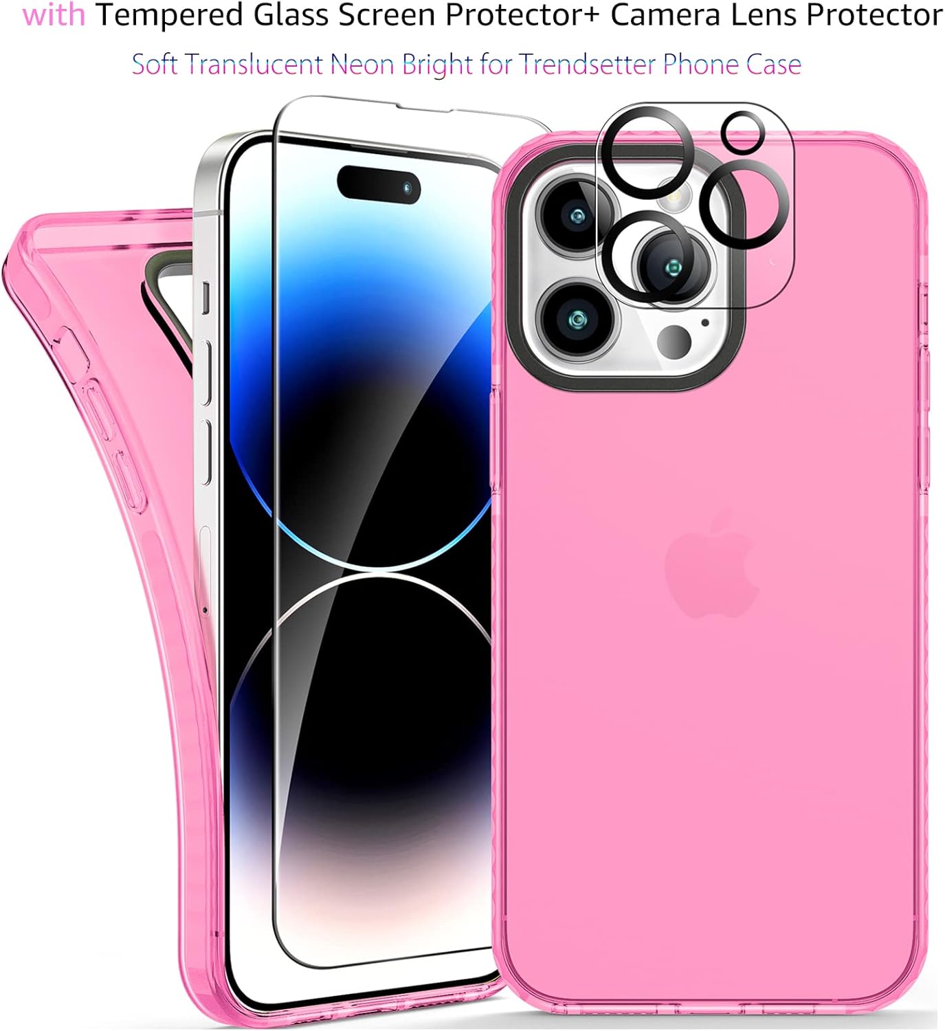 Funda transparente neón para iPhone 11 Pro Max, bonito diseño retro vibrante para mujeres, accesorios de los años 80, funda protectora de silicona