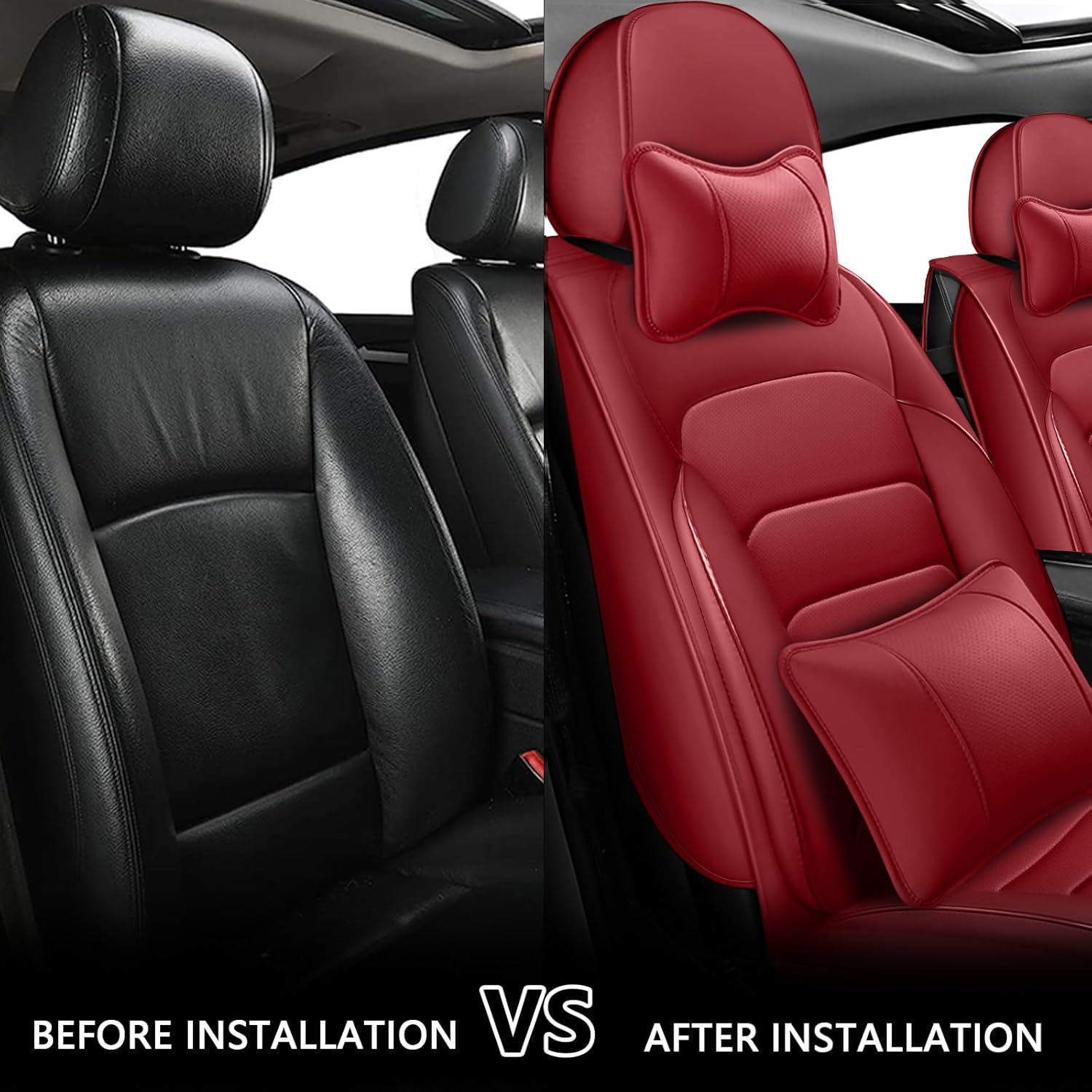 Funda de asiento de automóvil para Mazda CX-5 2013-2023, de piel de alta calidad, personalizable, para interior de automóvil, impermeables,