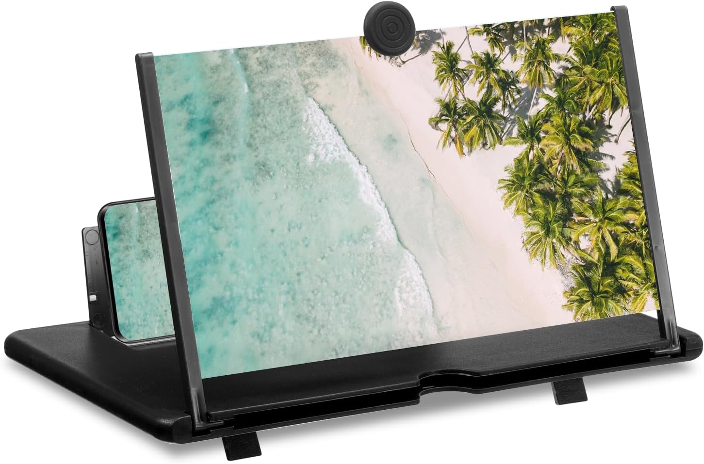 MECCANIXITY Lupa de pantalla de 14 pulgadas para teléfono celular, proyector de aumento 3D HD, soporte amplificador de pantalla para todos los