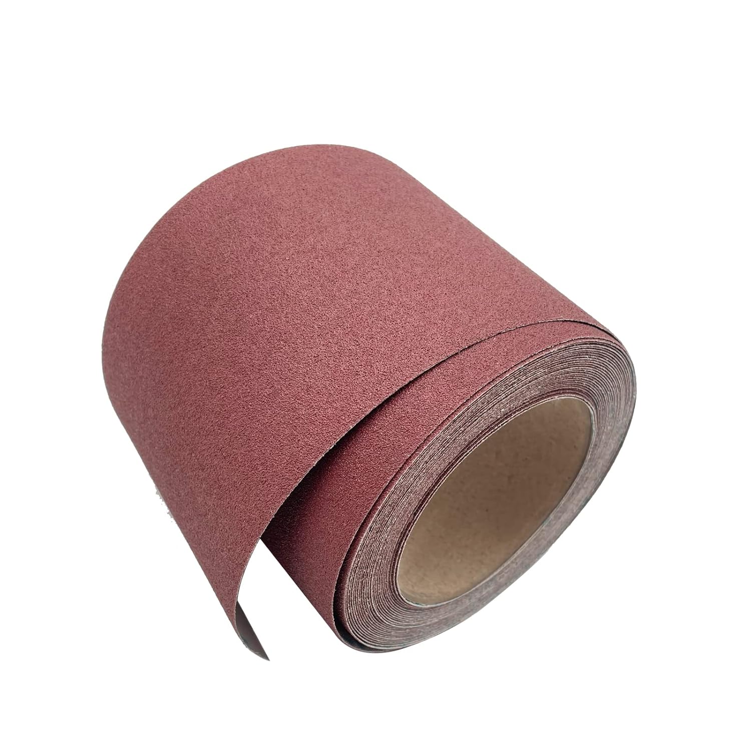 Rollo de tela de esmeril de grano 120, 4.5 pulgadas de ancho y 32.8 pies de largo (equivale a 14 hoja de papel de lija 71 piezas) rollos de papel de