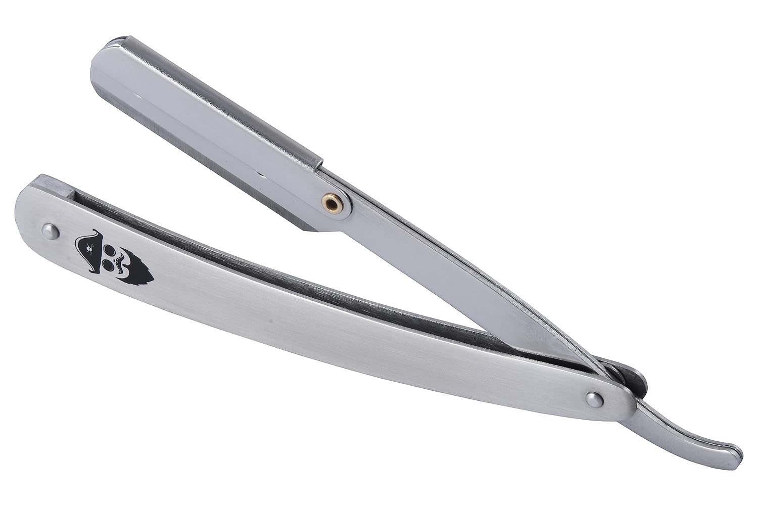 Pirates Cut Maquinilla de afeitar profesional de borde recto con 100 cuchillas Derby, 100% acero inoxidable, afeitadoras de seguridad de borde