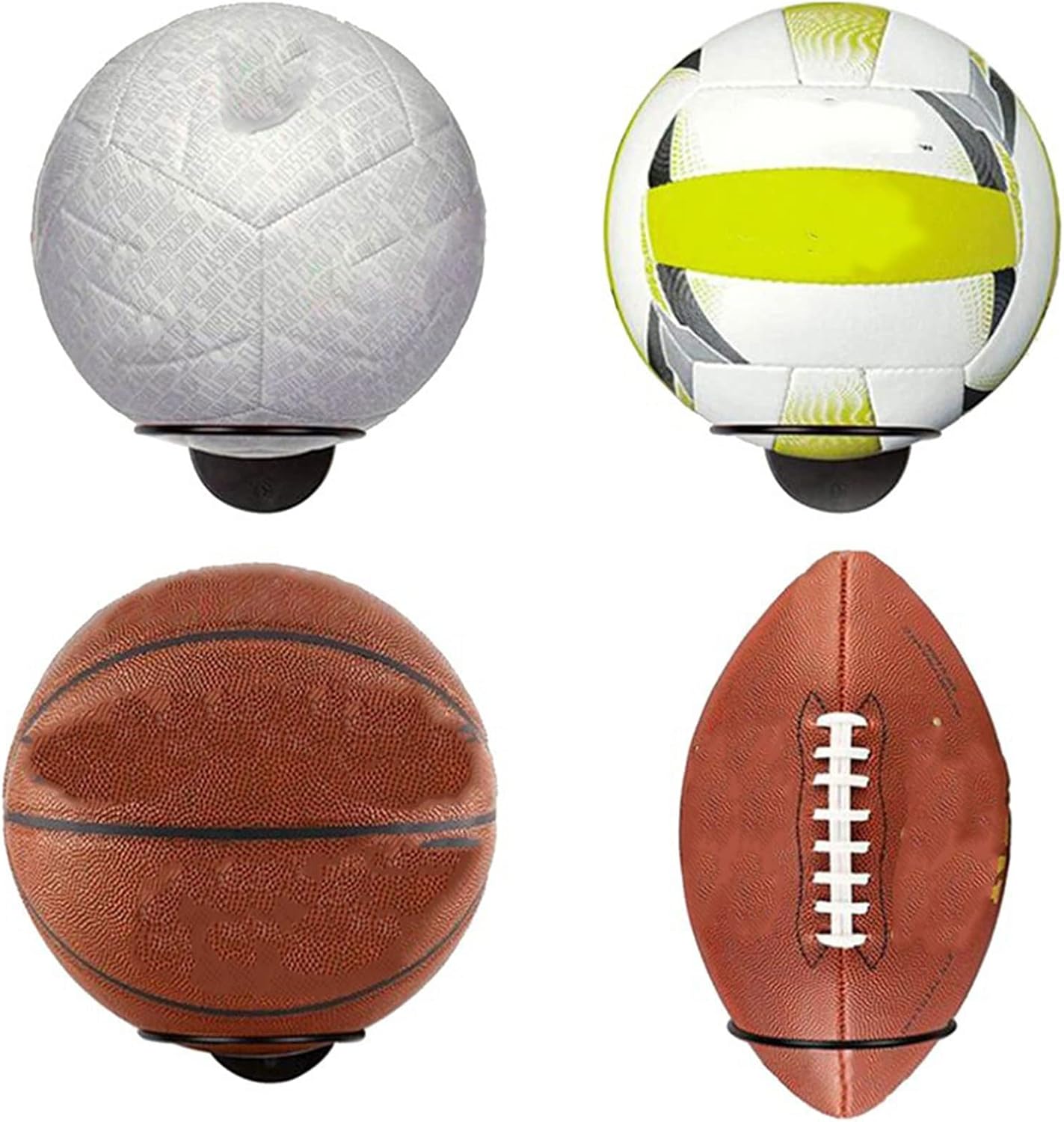 Estante de baloncesto de fútbol y voleibol para decoración de cuevas de hombres y niños, decoración de habitación de niños, bola de recuerdo