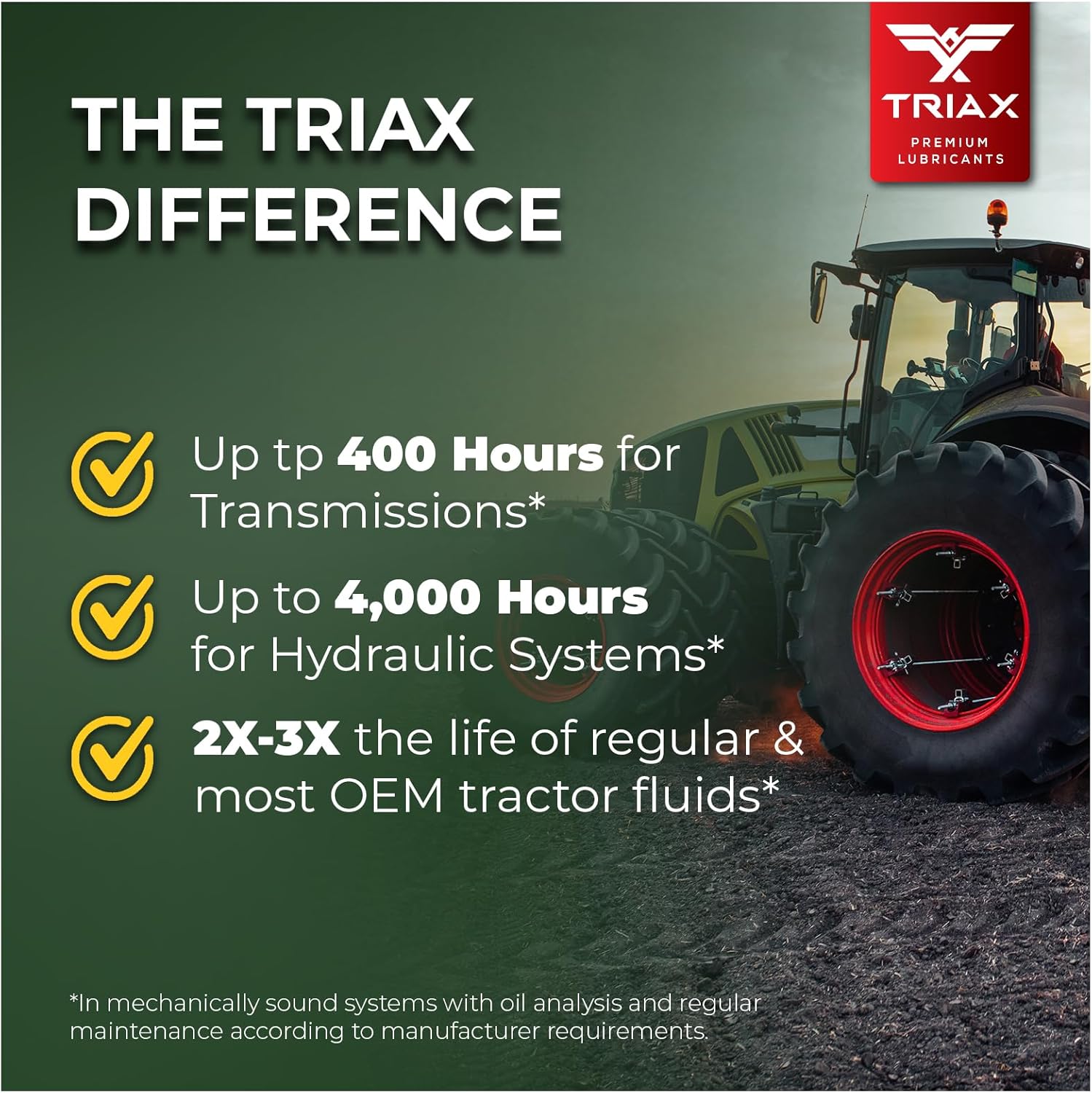 TRIAX Agra STOU Super Tractor 10W-30 GL-4 Transmisión universal para tractor, hidráulico, motor y aceite de freno húmedo (cubo de 5 galones)
