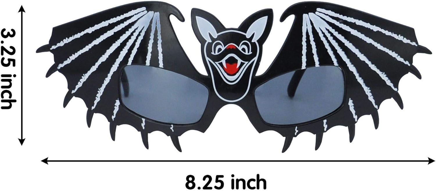 JOYIN 8 lentes de Halloween, con montura para disfraz, lentes de Halloween, para fiestas de Halloween, para niños y niñas, suministros para fiestas