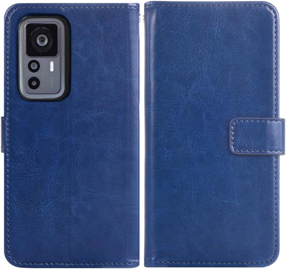 Asuwish Compatible con Xiaomi 12T12T Pro 5G Wallet Case Protector de pantalla de vidrio templado y cubierta de cuero con tapa para tarjetero,