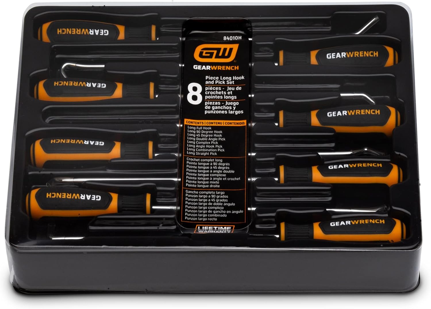 GEARWRENCH Juego de 8 ganchos largos y púas – 84010H