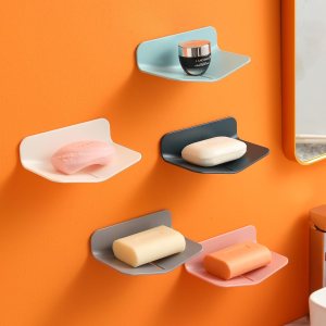 Jabonera para ducha montado en la pared para baño, jabonera autodrenante para ducha, soporte de barra de jabón de plástico para cocina (rosa, 2) Jabonera para ducha montado en la pared para baño, jabonera autodrenante para ducha, soporte de barra de jabón de plástico para cocina (rosa, 2)