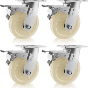 Ruedas giratorias, juego de 4 ruedas de 6 pulgadas, ruedas resistentes con freno, ruedas industriales de bloqueo giratorio, ruedas giratorias de Ruedas giratorias, juego de 4 ruedas de 6 pulgadas, ruedas resistentes con freno, ruedas industriales de bloqueo giratorio, ruedas giratorias de