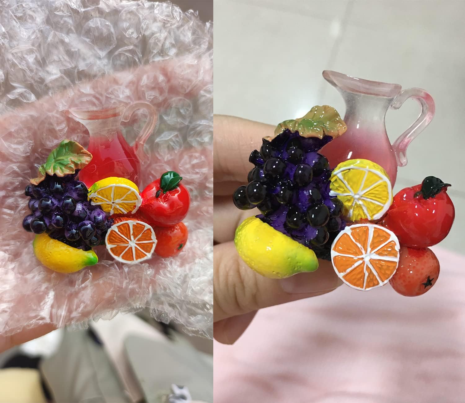 Imanes del refrigerador del jugo de uva, imán creativo del refrigerador del jugo de fruta, imanes del refrigerador de la fruta de la oficina de los