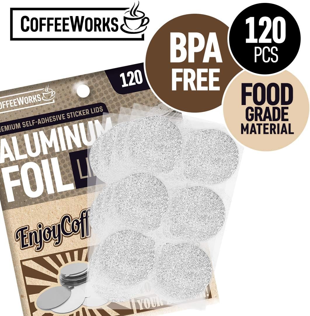 Tapas de sellado de papel de aluminio reutilizables para cápsulas de línea original de Nespresso, calcomanías autoadhesivas de cápsulas de café