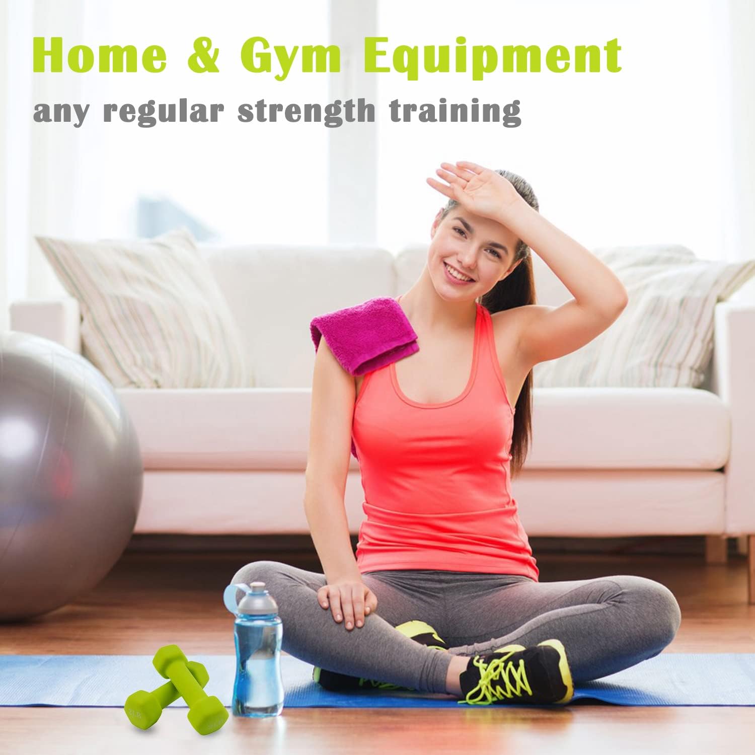 Saorzon Juego de 2 mancuernas para ejercicio y fitness para gimnasio en casa, pesas libres hexagonales de mano 1 2 3 4 5 8 10 12 15 20 25 30 35