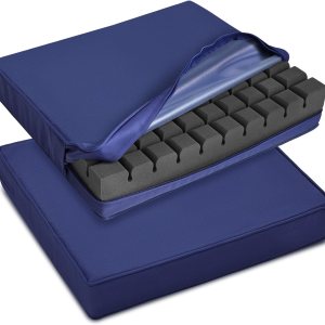 HAVARGO Cojines de asiento para exteriores, cojines de asiento de patio, 18.5 x 16 pulgadas, impermeables, 1500H, resistentes a la decoloración, HAVARGO Cojines de asiento para exteriores, cojines de asiento de patio, 18.5 x 16 pulgadas, impermeables, 1500H, resistentes a la decoloración,