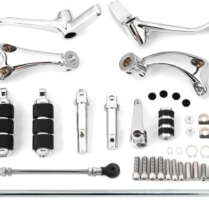 XMT-MOTO clavijas de control delantero varillajes para Harley Sportster 1200 883 XL hierro 2004-2013 XMT-MOTO clavijas de control delantero varillajes para Harley Sportster 1200 883 XL hierro 2004-2013