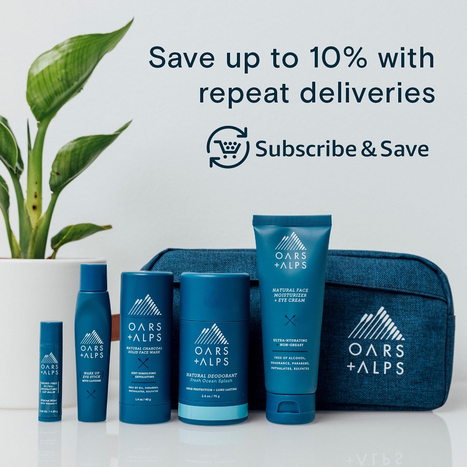Oars + Alps Venture Colonia y spray corporal, mezcla notas cítricas refrescantes con aromas a base de hierbas, apto para TSA, 1 onza líquida
