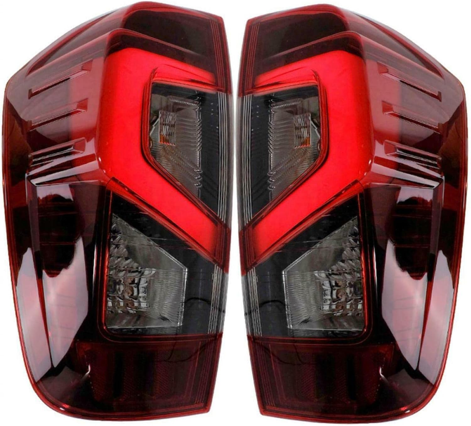 WOZIES 26555-6KG0A, 26550-6KG0A carcasa roja impermeable luz trasera de coche para Navara Np300 D23 2015-2021
