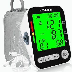 Monitor de presión arterial, monitores automáticos de presión arterial para uso doméstico, máquina de presión arterial recargable con pantalla Monitor de presión arterial, monitores automáticos de presión arterial para uso doméstico, máquina de presión arterial recargable con pantalla