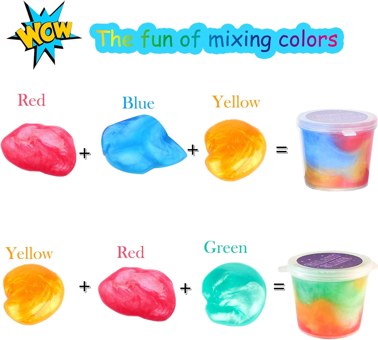 D’ALBA Kit de slime de galaxia, paquete de 28 unidades a granel, recuerdo de fiesta para niños, antiadherente, alivio del estrés, juguete de masilla