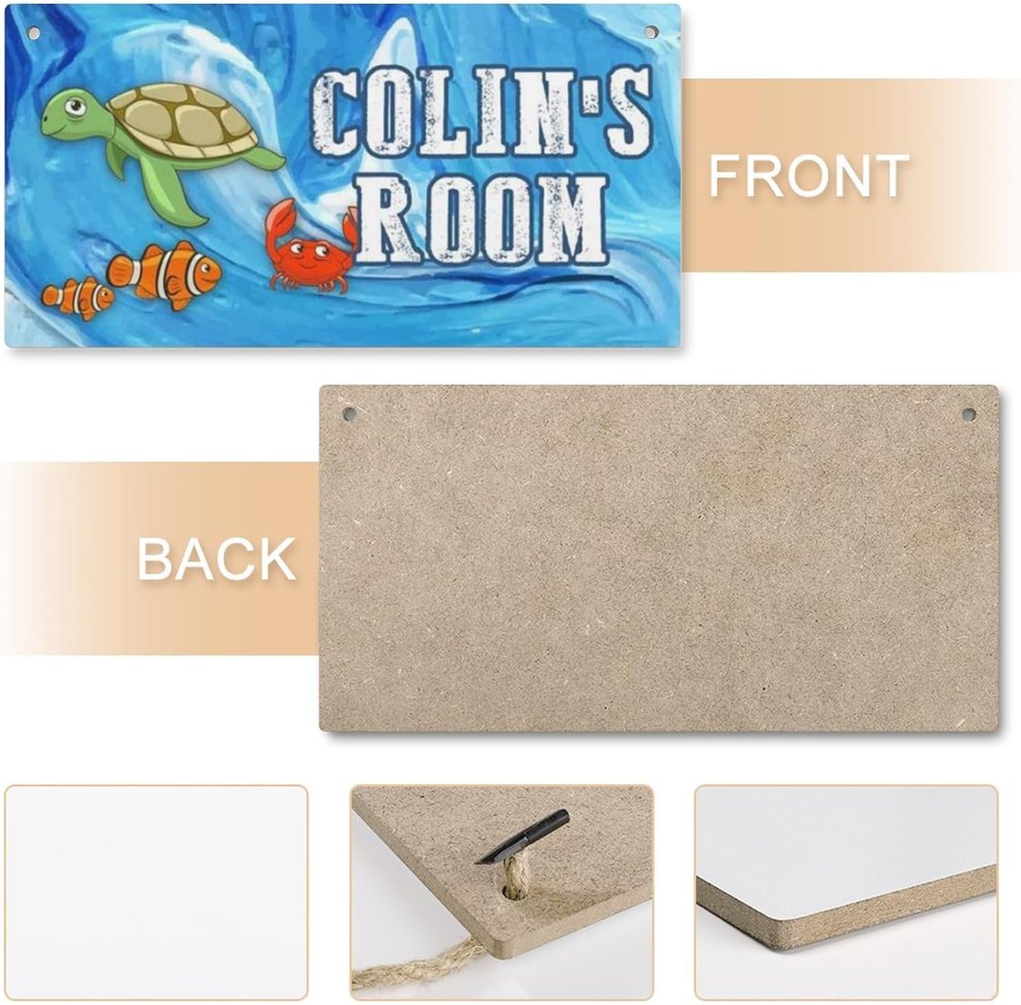 Letrero personalizado para habitación de niños y niñas, decoración de pared con nombre personalizado para niños, bebés, cuarto de bebé, puerta