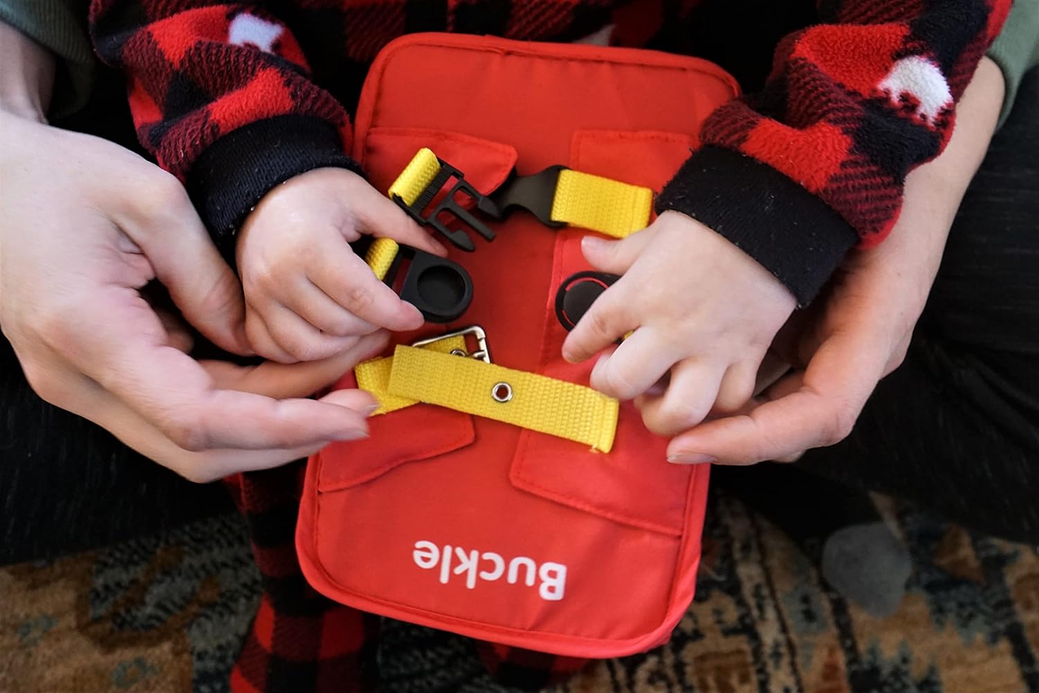 SENSORY4U Aprender a vestir tarjetas de tablero ocupado – Habilidades motoras finas para niños de educación temprana para ayudar a aprender