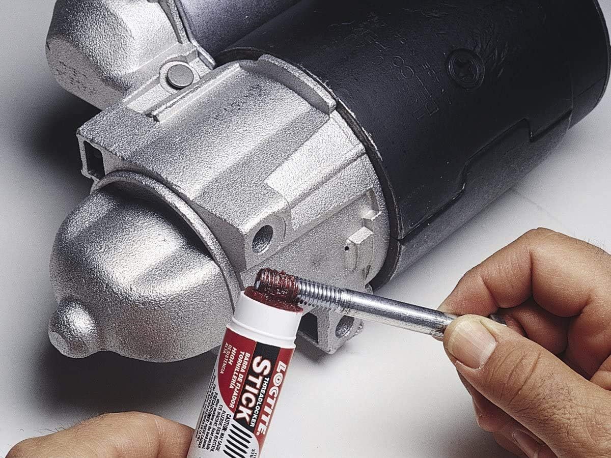 Loctite Pegamento en barra de rosca rojo 268 multiusos, de alta resistencia, anaeróbico, para aplicaciones de servicio pesado, funciona en todos los