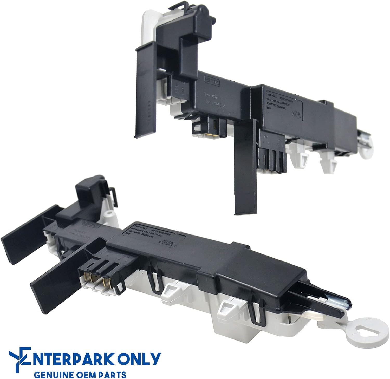 Enterpark DC64-00519D – Pieza de repuesto para interruptor de cerradura de puerta de lavadora para Samsung reemplaza 8182634, DC64-00519B, 8181700,