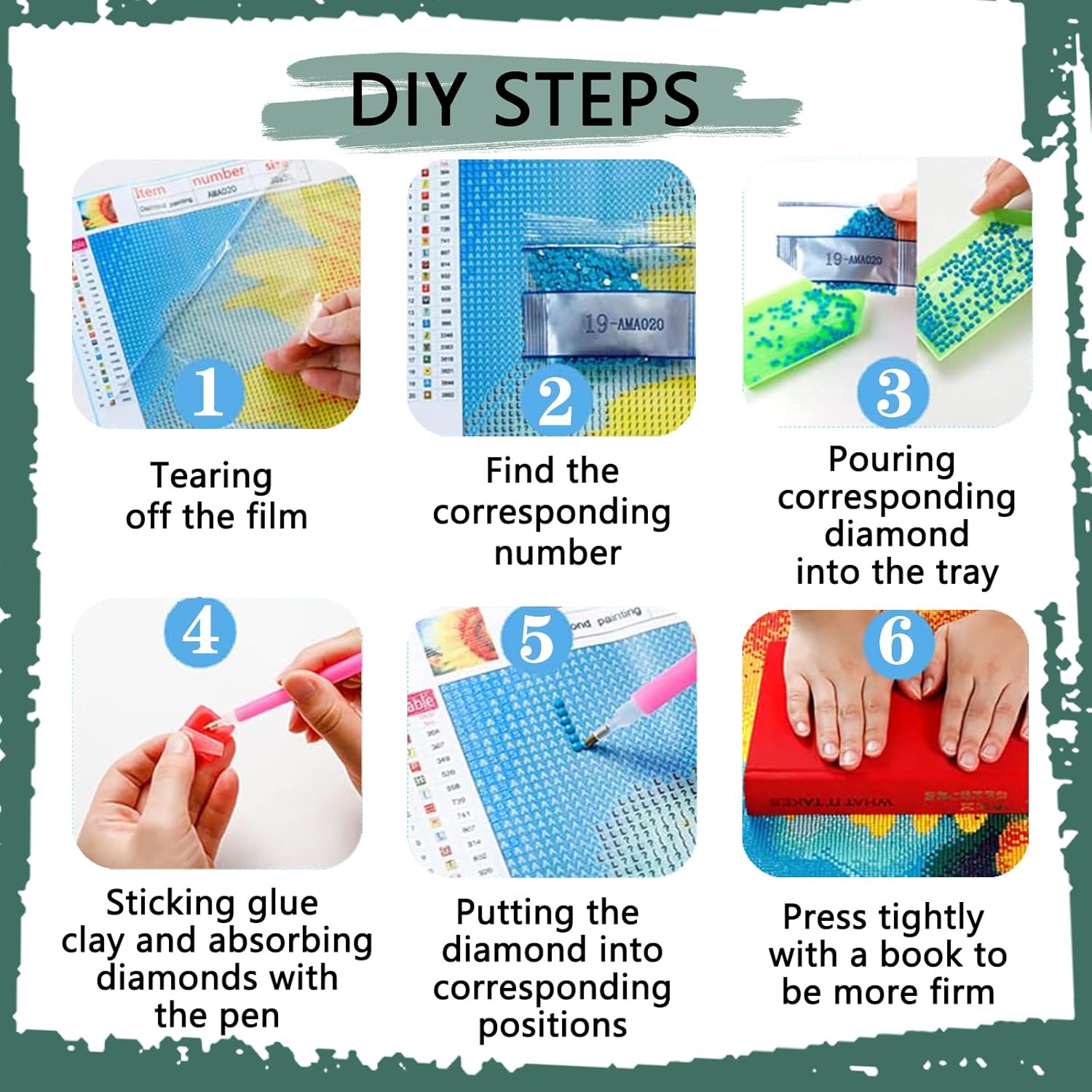 YUE ZHE Kits de arte de diamantes para adultos, árbol de la vida, kit de pintura de diamantes de perforación completa, puntos de diamante 5D,