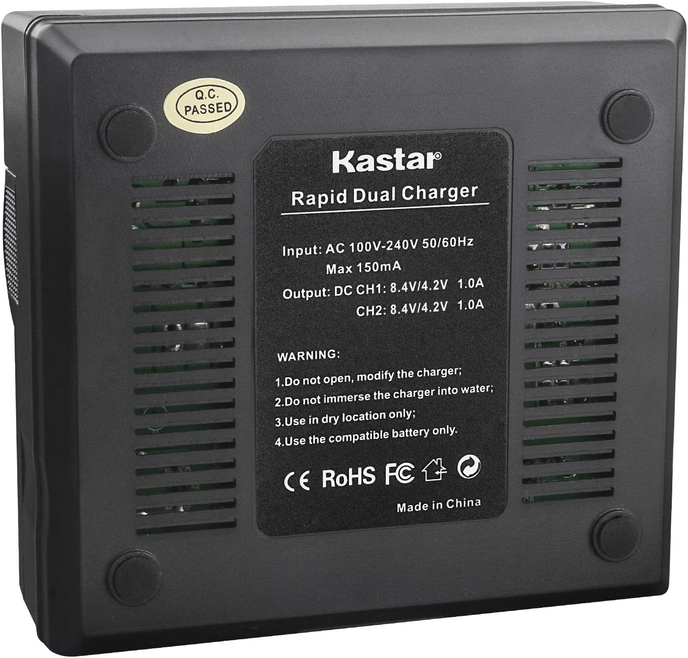 Kastar Cargador rápido LCD de repuesto para Canon BP-A30 BP-A60 BP-A65 BP-A90 US 0870C002 batería, Canon CG-A10 CG-A20 cargador y Canon EOS C200