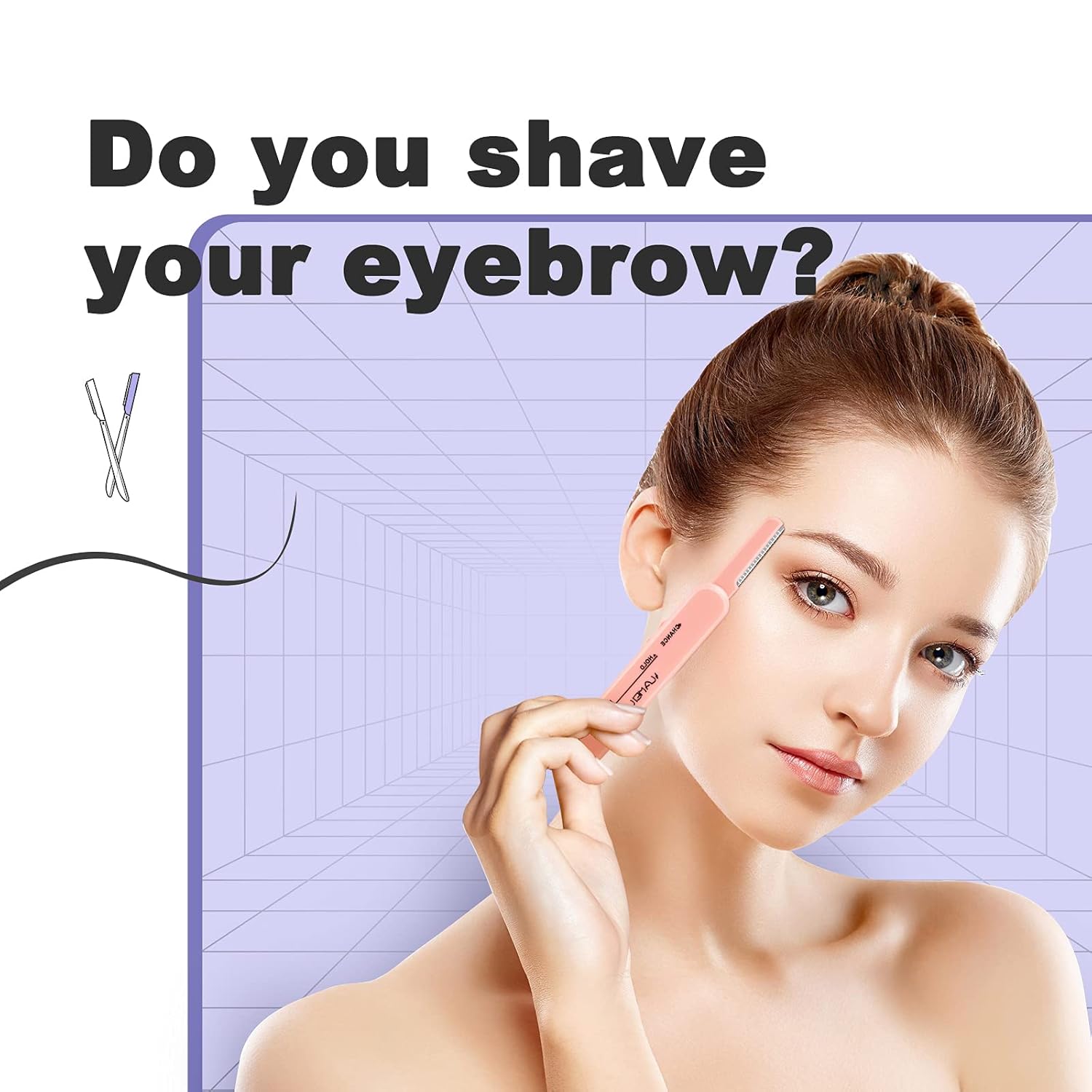 Dermaplane – Maquinilla de afeitar para mujer, herramienta profesional de dermaplaning, rasuradora facial, pelusas de melocotón y depilación,