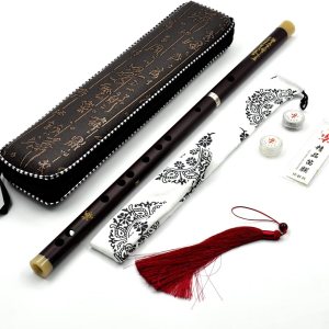 Flauta china C key Dizi para principiantes Instrumento chino tradicional con membrana gratuita y pegamento Set (marca original NICOSHINE) Flauta china C key Dizi para principiantes Instrumento chino tradicional con membrana gratuita y pegamento Set (marca original NICOSHINE)