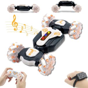 Auto de acrobacias a control remoto, 2.4 GHz 4WD con detección de gestos RC, juguetes de auto de acrobacias a control remoto, rotación giratoria de Auto de acrobacias a control remoto, 2.4 GHz 4WD con detección de gestos RC, juguetes de auto de acrobacias a control remoto, rotación giratoria de